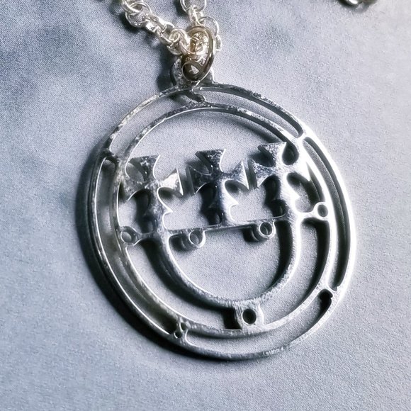Sitri Goetic Goetia Sigil Silver Necklace - Picture 2 of 3